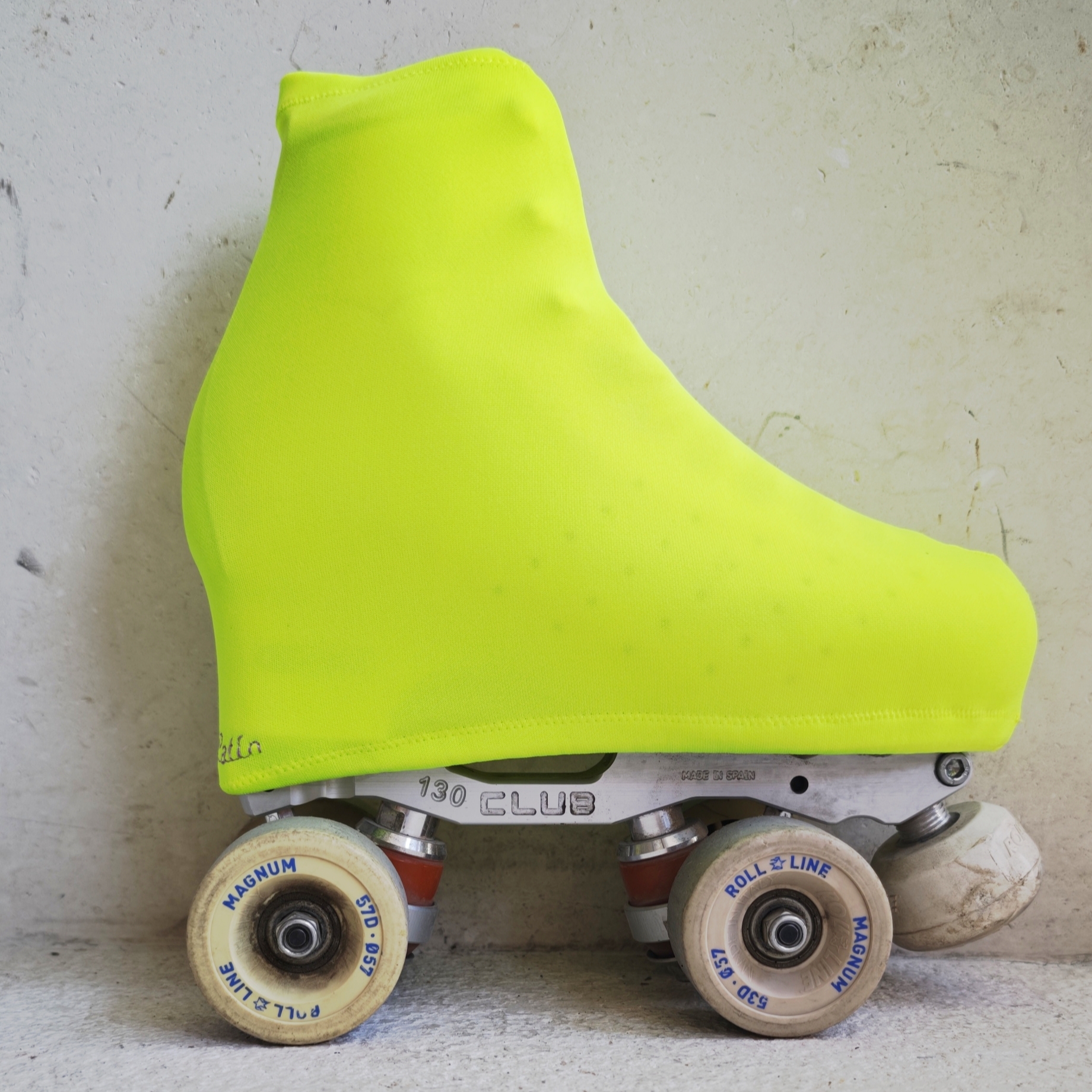 Neopreno amarillo fosforito – Fundas de Patín