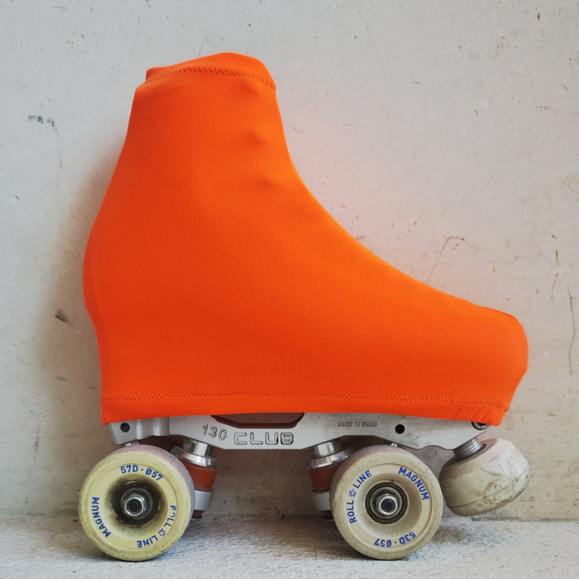 Neopreno naranja fosforito – Fundas de Patín